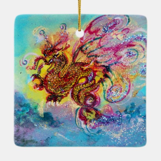 ZEE DRAGON KERAMISCH ORNAMENT (Achterkant)