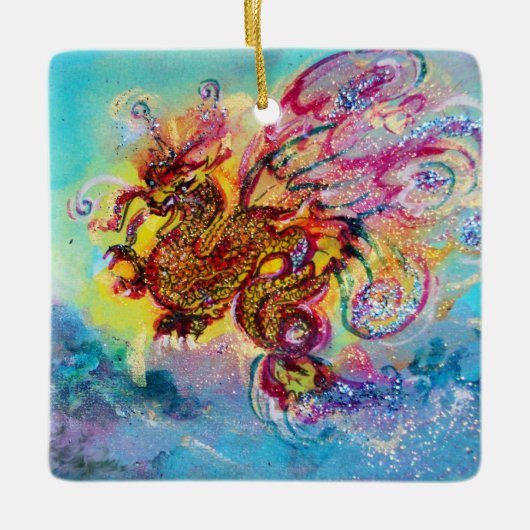 ZEE DRAGON KERAMISCH ORNAMENT (Voorkant)