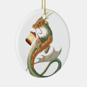 Zee Dragon Keramisch Ornament (Rechts)