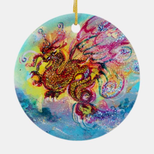 ZEE DRAGON KERAMISCH ORNAMENT (Achterkant)