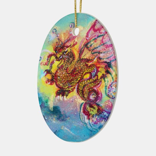 ZEE DRAGON KERAMISCH ORNAMENT (Links)