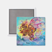 ZEE DRAGON MAGNEET (Voorkant / Achterkant)