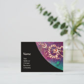 ZEE DRAGON RED WAX SEAL, Beauty salon, Day Spa Visitekaartje (Staand voorkant)