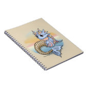 Zee Dragon Sunset Spiral notebook Notitieboek (Rechterzijde)