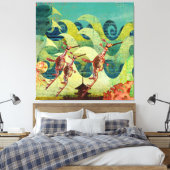 Zee Dragons Ocean Avenue Canvas (Insitu (Slaapkamer))