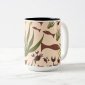 Zee Dream Vissen en Krabben Mok (Voorkant rechts)