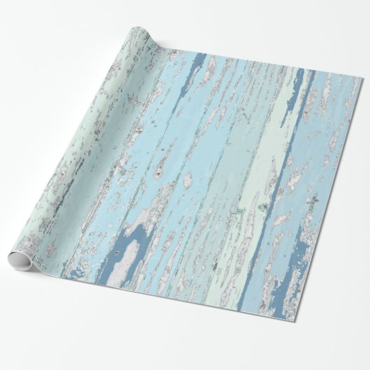 Zee Driftwood Cadeaupapier (Uitgerold)