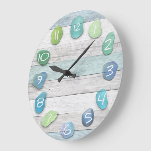 Zee driftwood grote klok (Hoek)