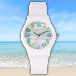 Zee driftwood horloge