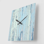 Zee Driftwood Vierkante Klok (Hoek)