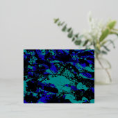 Zee Dromen Folie Uitnodiging Briefkaart (Staand Voorkant)