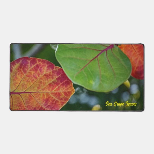 Zee Druivenblad Desk Mat (Voorkant)