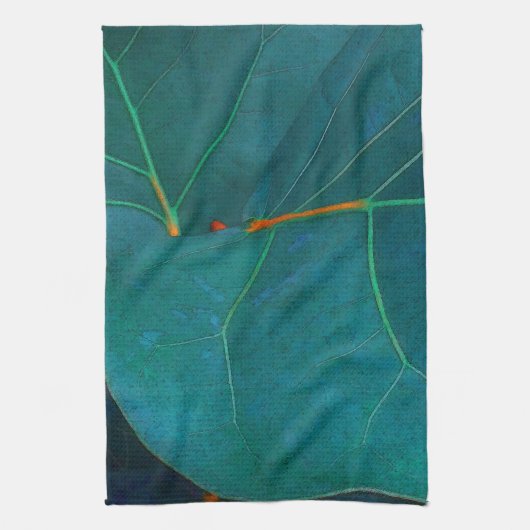 Zee Druivenbladeren Theedoek (Verticaal)