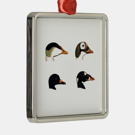 Zee Ducks Logo Metalen Ornament (Rechts)