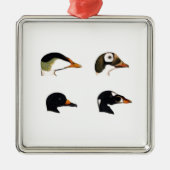 Zee Ducks Logo Metalen Ornament (Voorkant)