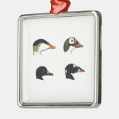 Zee Ducks Logo Metalen Ornament (Links)