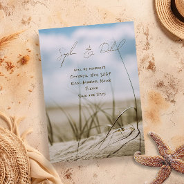 Zee Dunes Wedding Save The Date