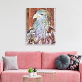 ZEE EAGLE CANVAS AFDRUK (Insitu (Woonkamer))