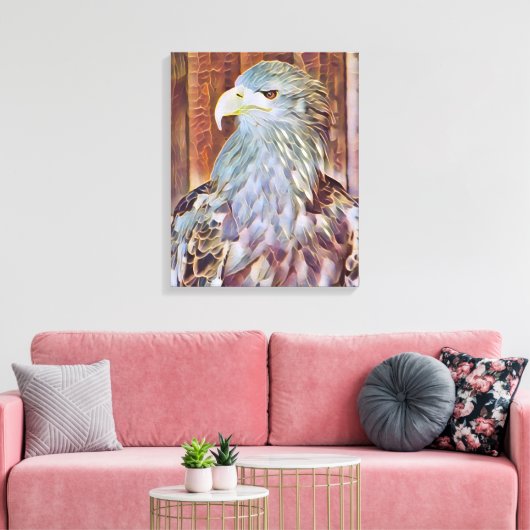 ZEE EAGLE CANVAS AFDRUK (Insitu (Woonkamer))