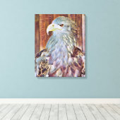 ZEE EAGLE CANVAS AFDRUK (Insitu (Houten vloer))