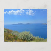 Zee Eegean Coastline Santorini Griekenland Briefkaart (Voorkant)