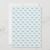 "Zee Eenhoorn" Narwal verjaardag Bedankkaart (Achterkant)