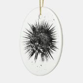 Zee-egel Keramisch Ornament (Links)