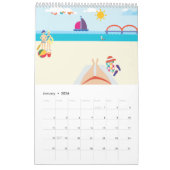 Zee- en batchkalender kalender (Jan 2026)
