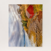 Zee- en bergachtige Uitzichten in Lofoten Nordland Legpuzzel (Verticaal)