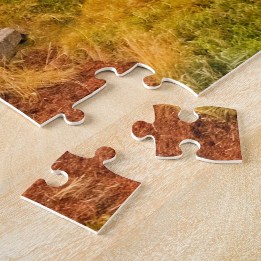 Zee- en bergachtige Uitzichten in Lofoten Nordland Legpuzzel (Zijkant)