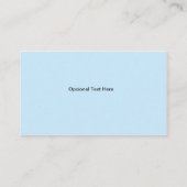 Zee en boten visitekaartje (Achterkant)