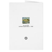 Zee en Cliffs van Pierre Renoir,  Kunst (Achterkant)