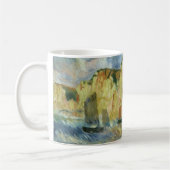 Zee en Cliffs van Pierre Renoir,  Kunst Koffiemok (Links)