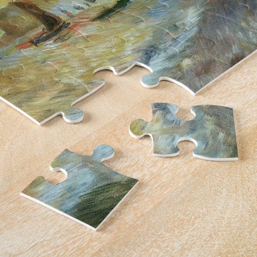 Zee en Cliffs van Pierre Renoir,  Kunst Legpuzzel (Zijkant)