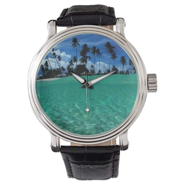 Zee en eiland, Indonesië Horloge (Voorkant)