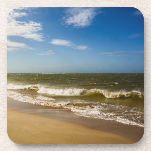 Zee en golven bier onderzetter (Voorkant)