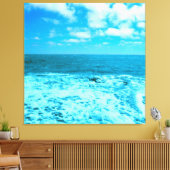 Zee en golven canvas afdruk (Insitu (Woonkamer))