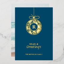 Zee en groeten Zeeschelp Ornament