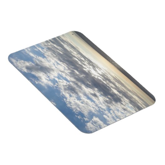 Zee en hemel en wolken 3 x 4 inch magneet (Rechterzijde)