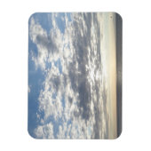 Zee en hemel en wolken 3 x 4 inch magneet (Verticaal)