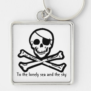 Zee en Hemel heel Roger Pirate Keychain