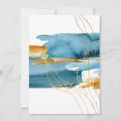 Zee en moderne Waterverf Kaart (Achterkant)