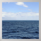 zee en poster aan de hemel (Voorkant)