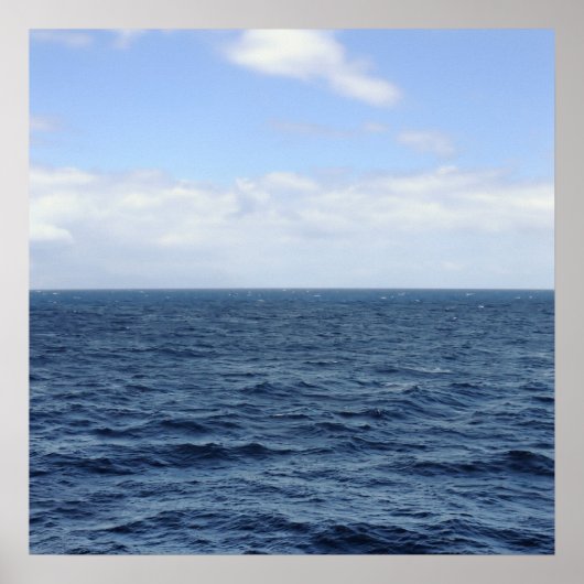 zee en poster aan de hemel (Voorkant)