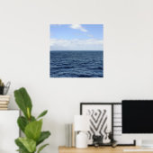 zee en poster aan de hemel (Thuiskantoor)