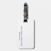 ZEE EN ROKKEN BAGAGELABEL (Achterkant verticaal)