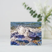 ZEE EN ROKKEN BRIEFKAART (Staand voorkant)