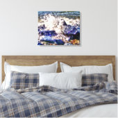 ZEE EN ROKKEN CANVAS AFDRUK (Insitu (Slaapkamer))