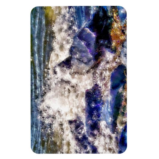 ZEE EN ROKKEN MAGNEET (Verticaal)