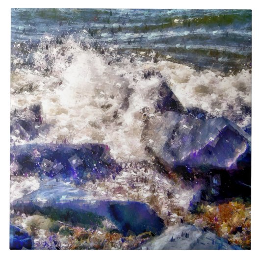 ZEE EN ROKKEN TEGELTJE (Voorkant)